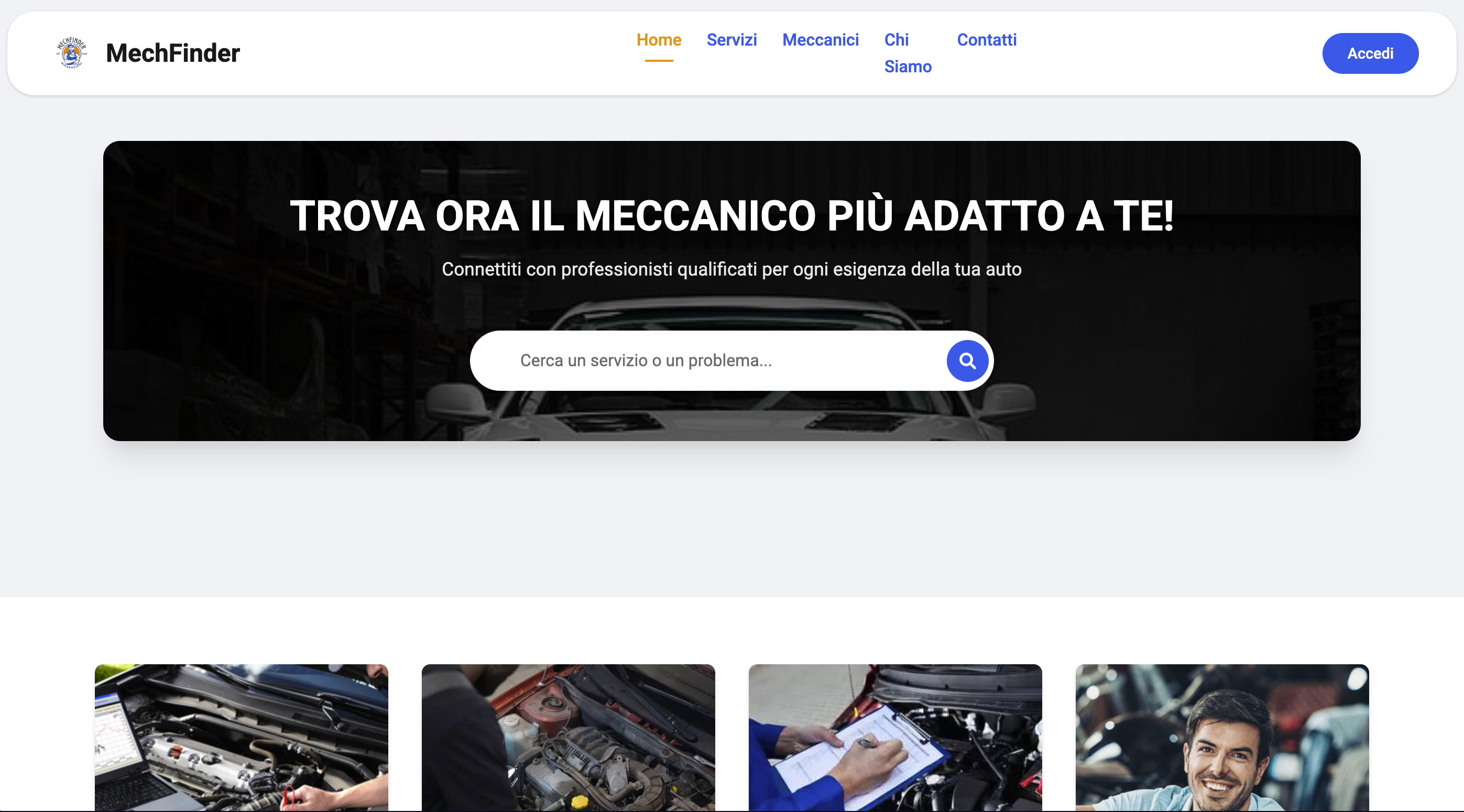 MechFinder website